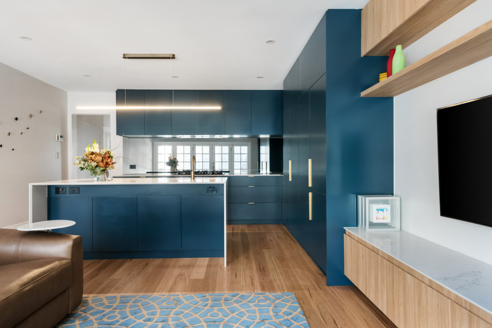 Contemporary kitchen in Sydney.