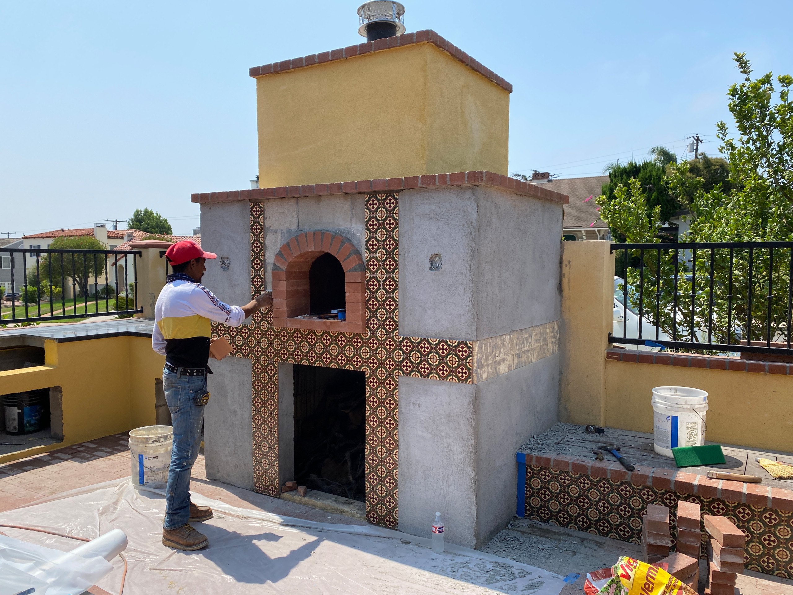Building a Wood Fired Pizza Oven in Point Loma