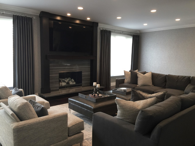 Living Room Windows contemporain-salon