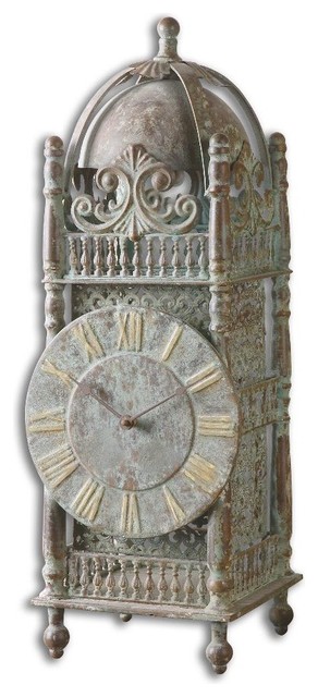 Uttermost yaxha mantel clock