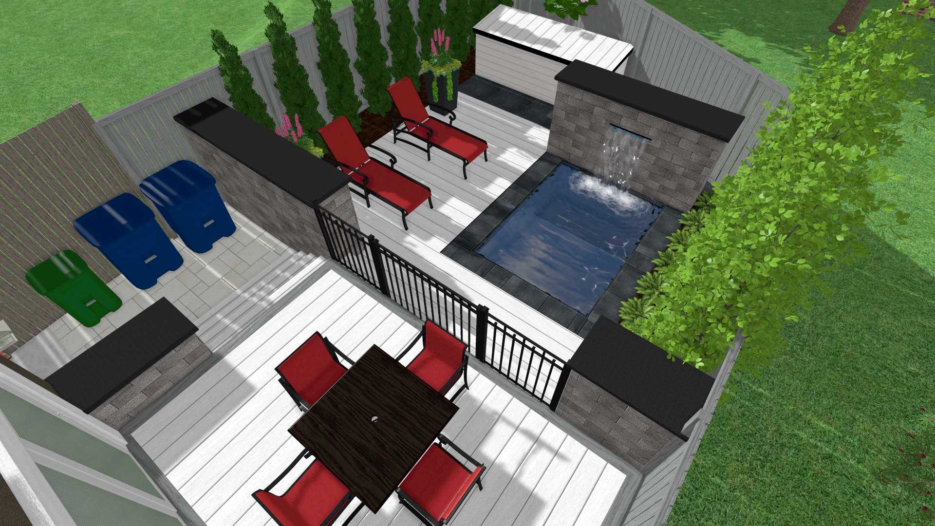 Nobleton Backyard Plunge Pool