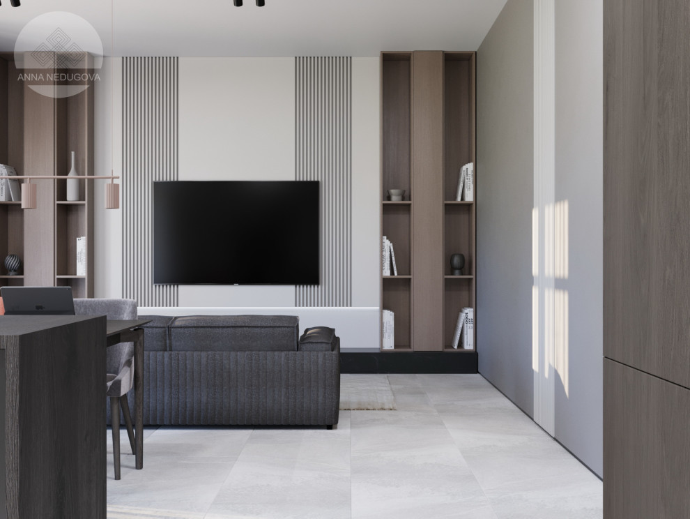 Дизайн проект загородного дома, д. Жаворонки, Московская область.