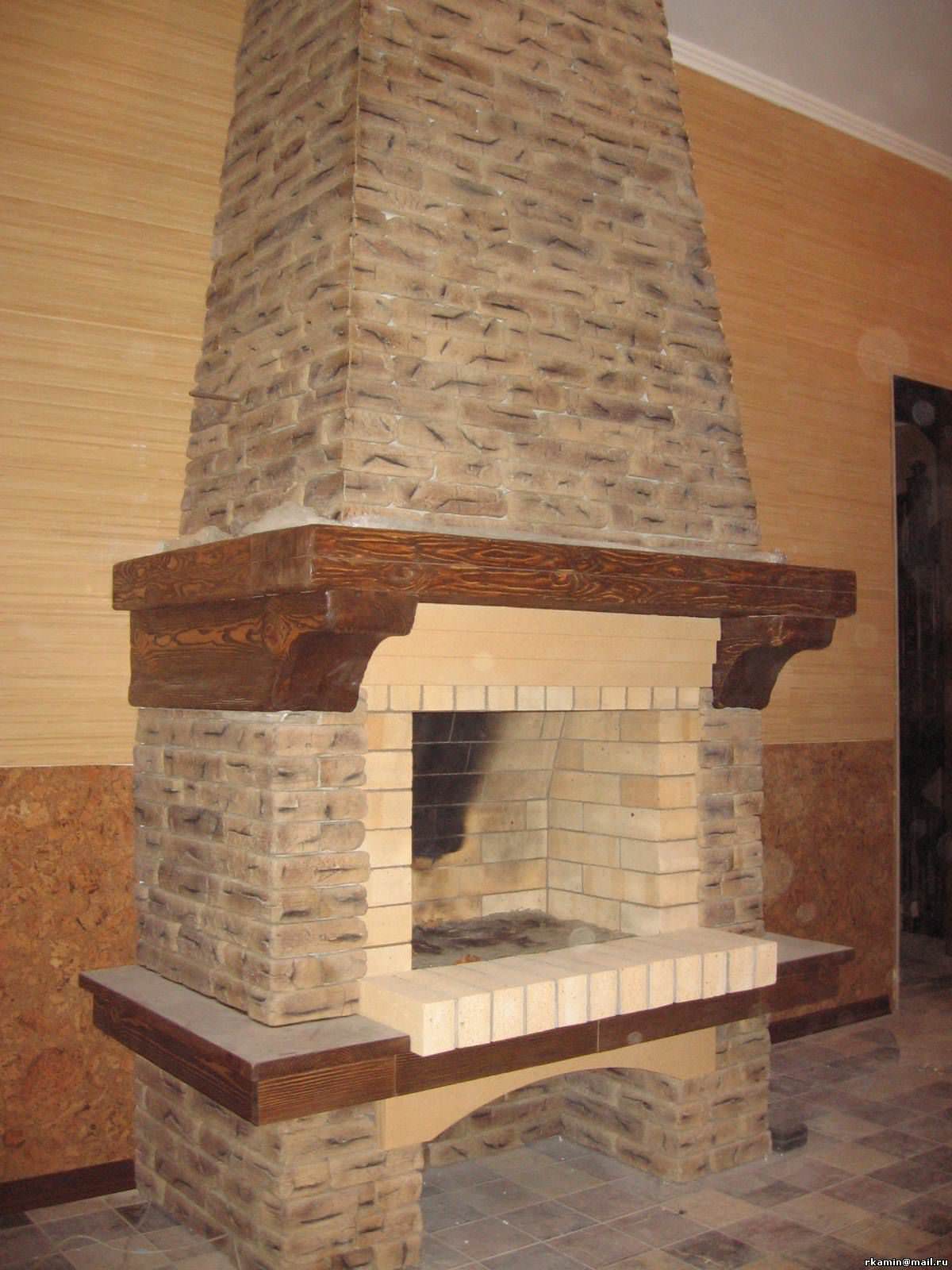 Камины с отделкой