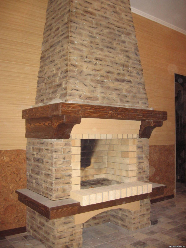 Камины с отделкой