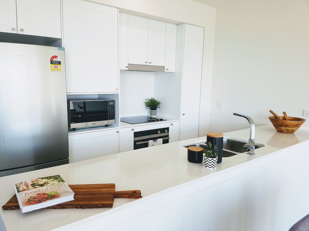 This is an example of a scandinavian kitchen in Canberra - Queanbeyan.