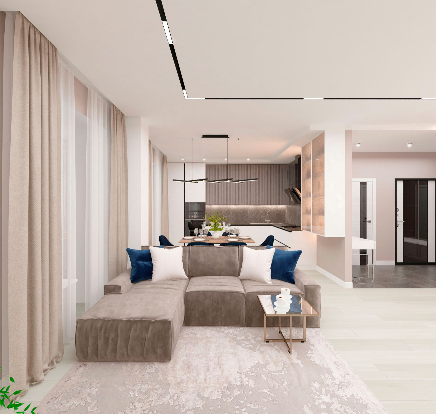 Квартира ЖК Ньютон, 105 м2