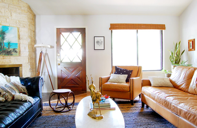 Mid Century Eclectic - Midcentury - Living Room - austin - by erin ...