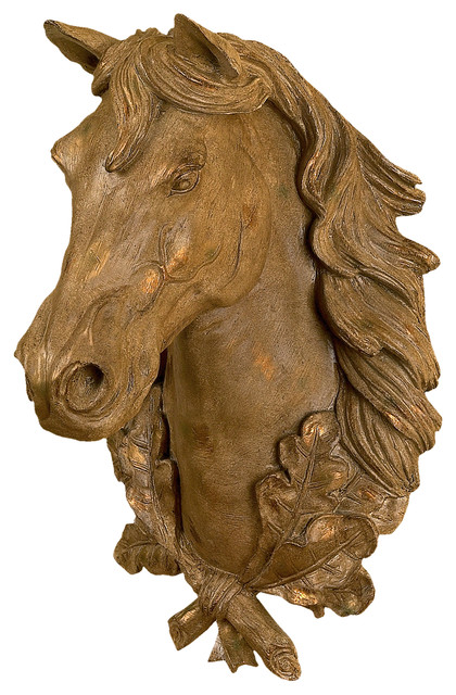 War Horse Head 1/1 Model Wall Hanging Wall-Mounted Sculpture Decor Collectibles 