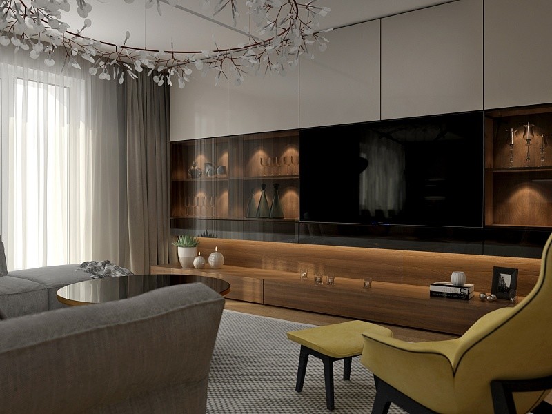 Дизайн-проект квартиры в современном стиле