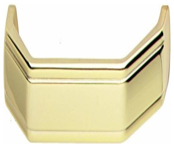 Hafele: Handle: Zinc: Gold Colored Polished: M4: Center To Center 96mm