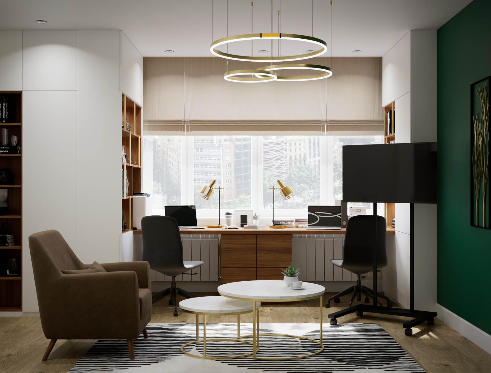 Современный жилой интерьер