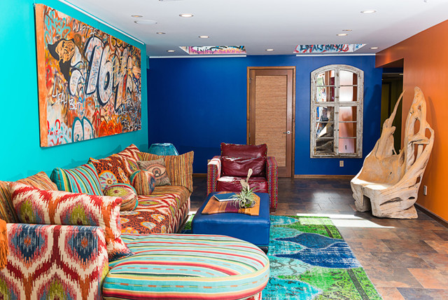 Download Houzz Tour: Color Explodes at This Foul-Mouth Surfer's Malibu Beach Hou - Beach Style - Family ...