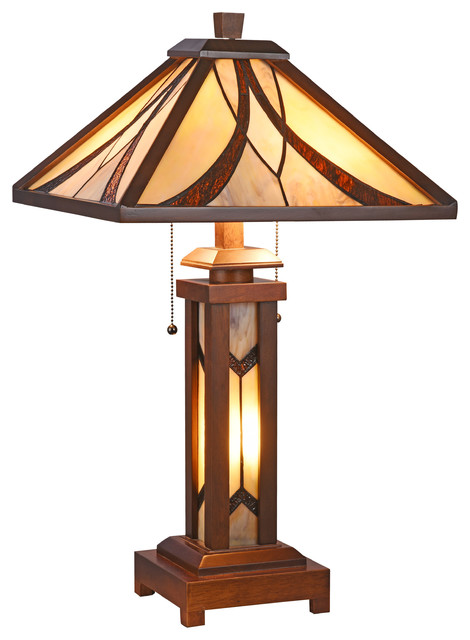 Light Double Lit Wooden Table Lamp 15, Old Fashioned Wood Table Lamps