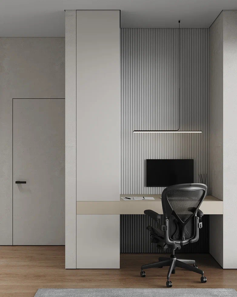 ЖК «Hide», квартира в стиле современный минимализм