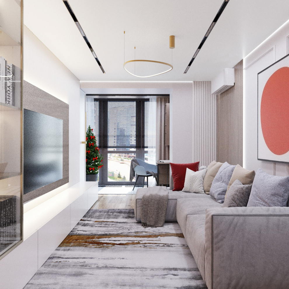 Дизайн Квартиры в ЖК Scandis Ozero для молодой девушки