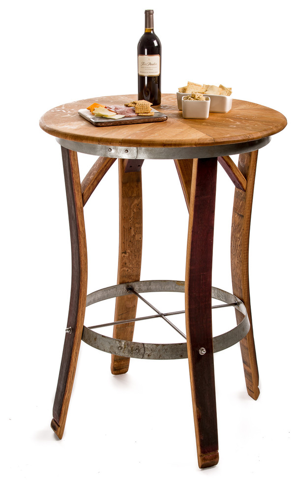 tall round bistro table and chairs