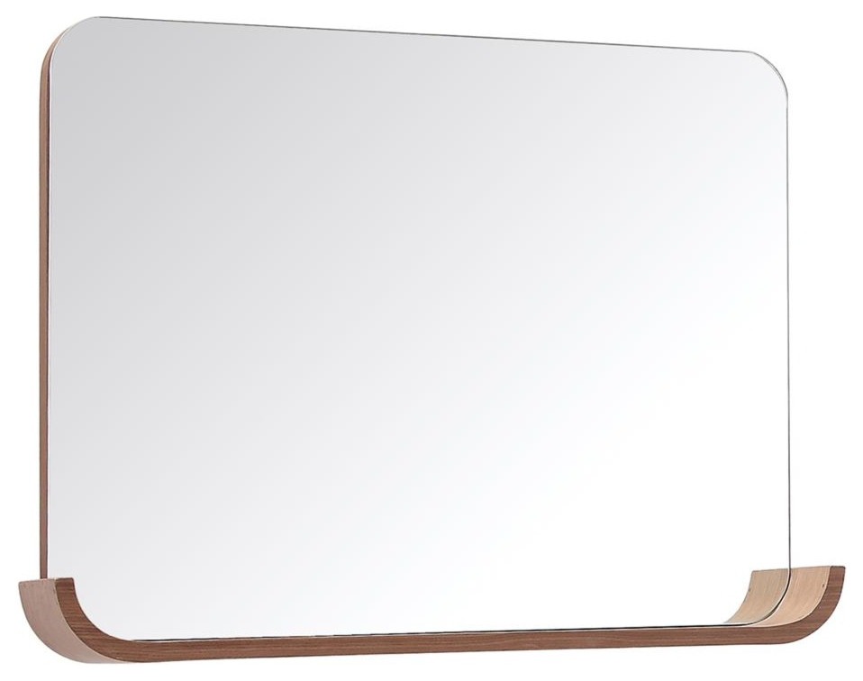 Mirror with Storage Shelf
