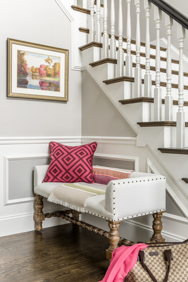 Entryway - transitional entryway idea in Boston