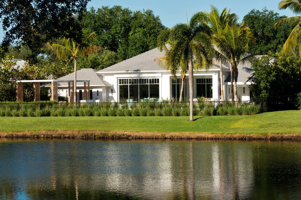 This is an example of a beach style home in Miami.