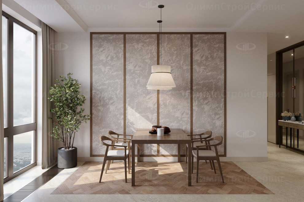 ЖК Румянцево-Парк: дизайн интерьера квартиры 60 кв.м. в современном стиле