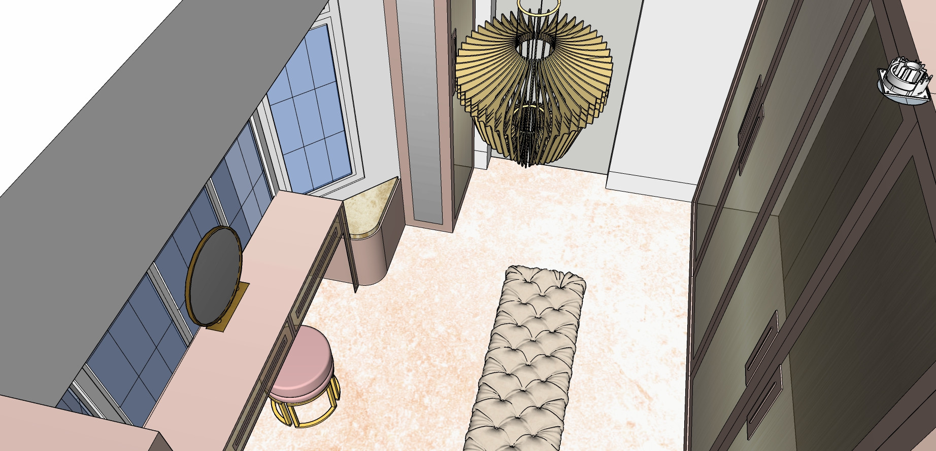 Neoclassic House Design - Dressing Room