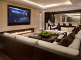 Contemporary Family Room by Charles Cunniffe Architects Aspen