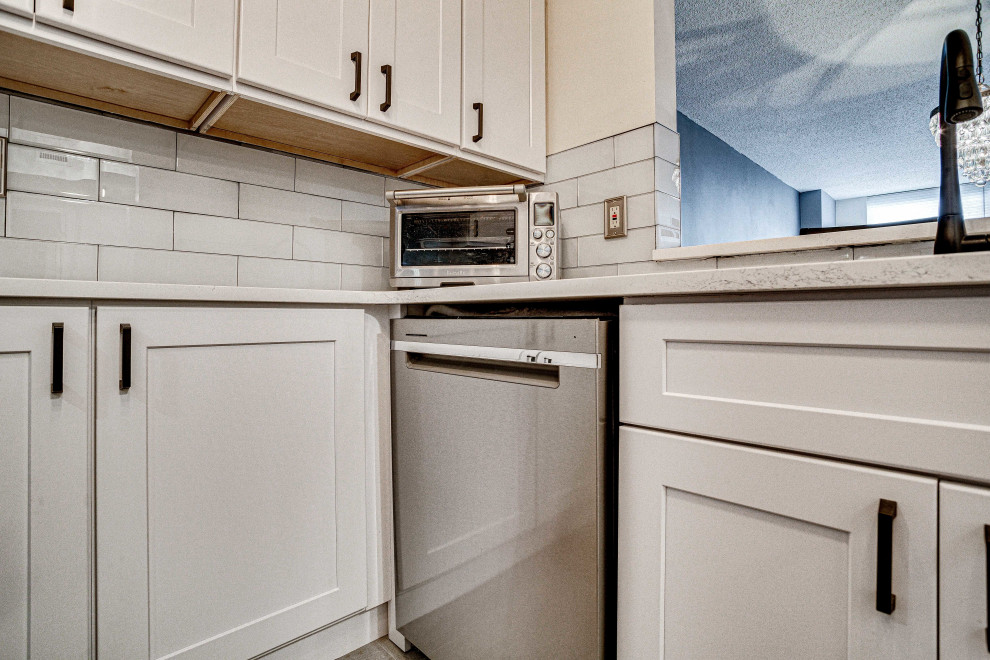 Small Transitional Kitchen Design Rockville, MD Transitional