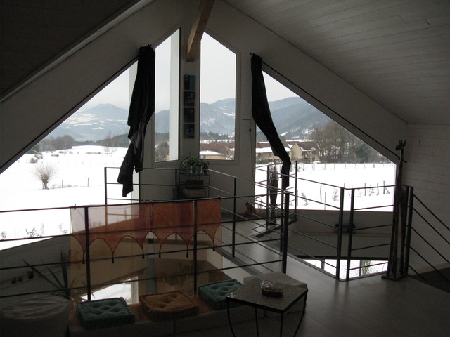 Maison &agrave; Sinard rustikal-wohnzimmer