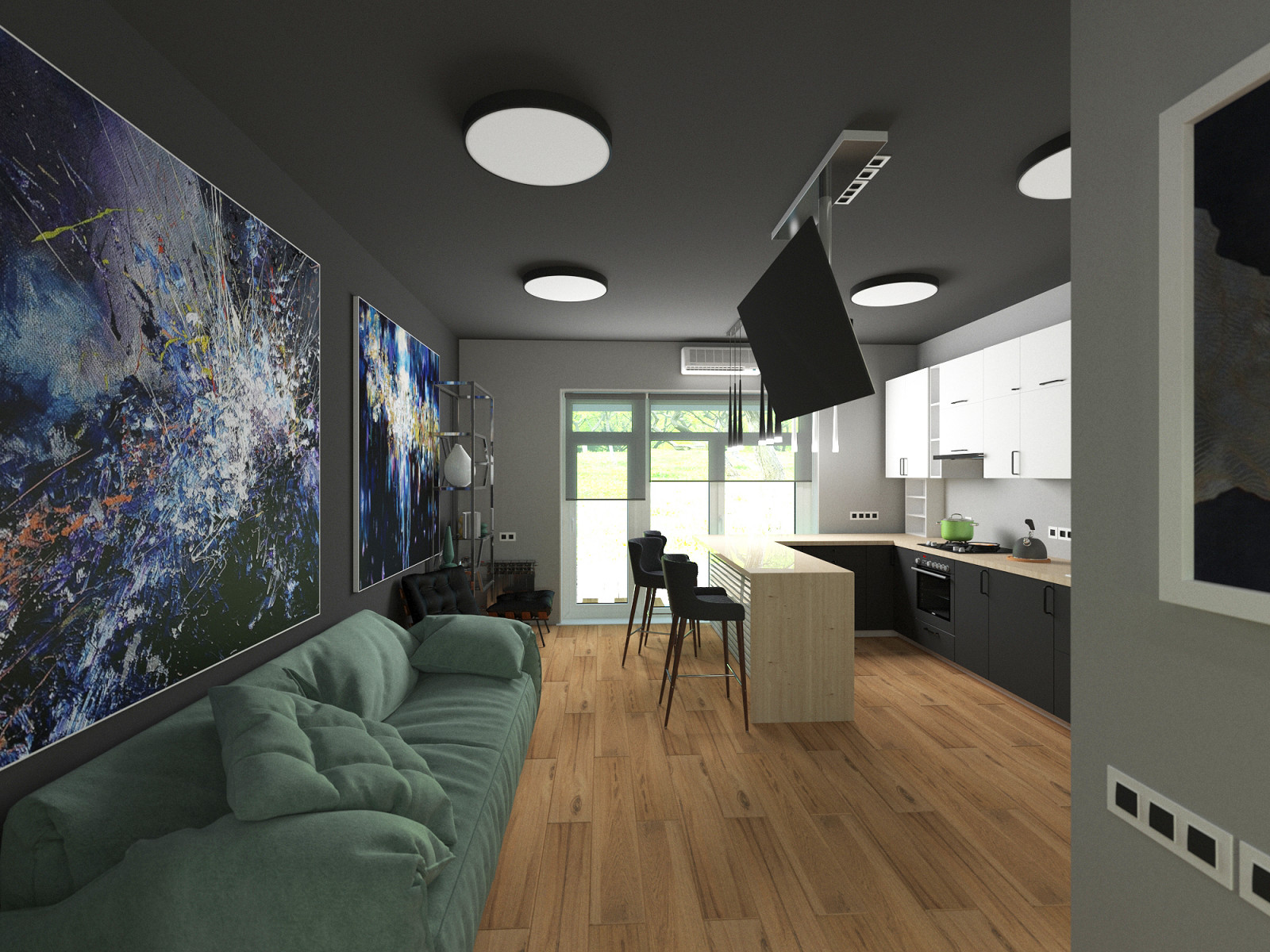 Таунхаус в сером