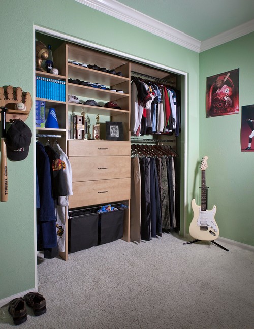 子供部屋のクローゼット収納アイデア | Houzz (ハウズ)