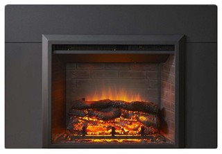 Gallery Series Insert Electric Fireplace Surround Transitional