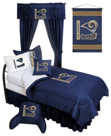 St. Louis Rams NFL Locker Room Complete Bedroom Package - Twin
