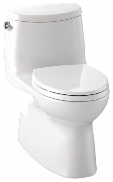 TOTO MS614114CEFG#11 Colonial White Carlyle II One Piece High Efficiency Elongat