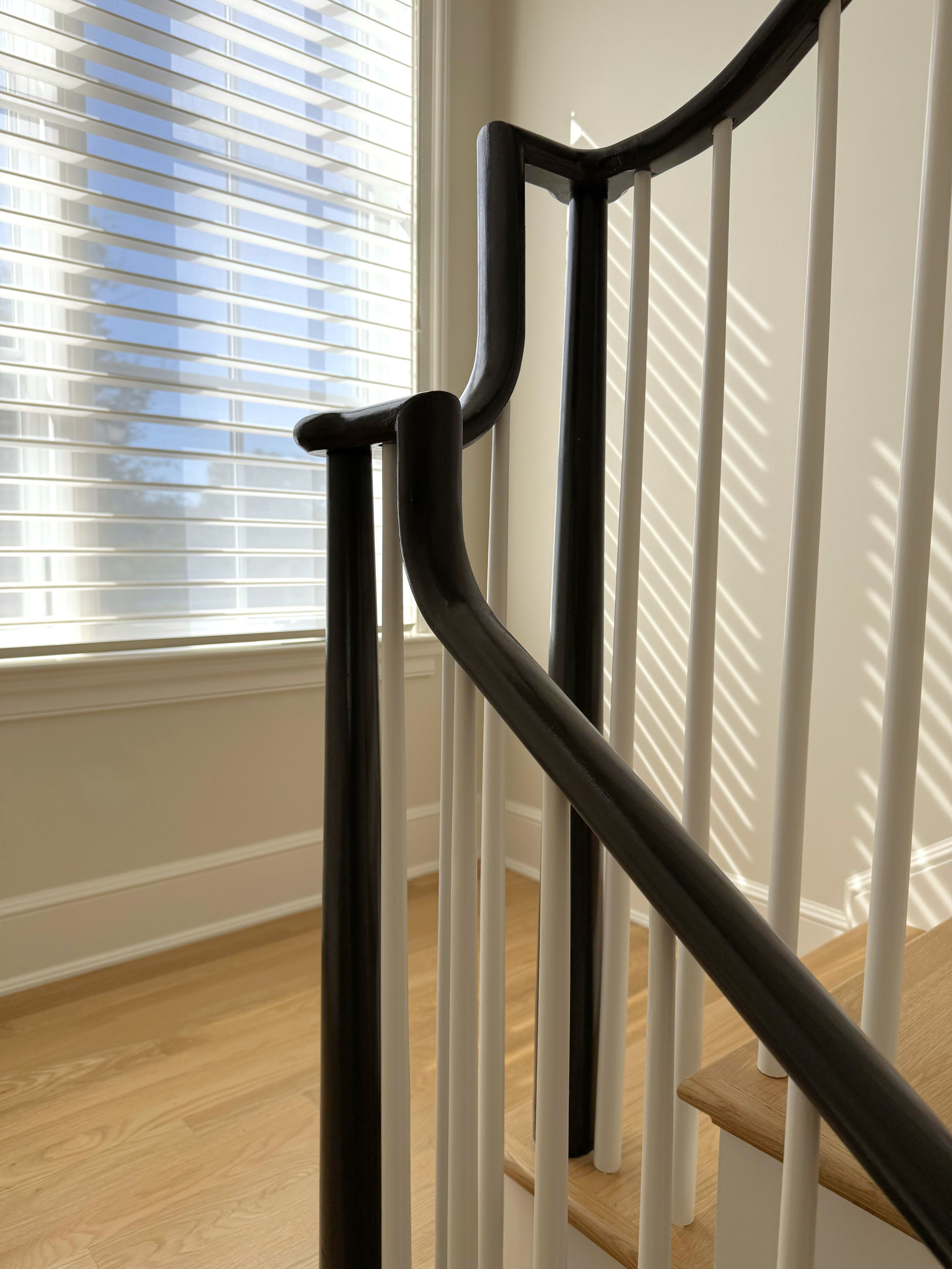 142_Airy Staircase with Over the Post Balustrade, Arlington, VA