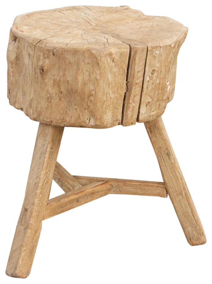 Thick Top Rustic Side Table Rustic Side Tables And End Tables by