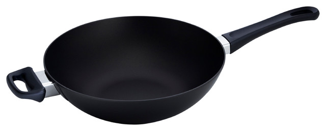 Scanpan Classic 11 Inch Wok Contemporary Woks And Stirfry Pans By The Knife Merchant Inc Houzz