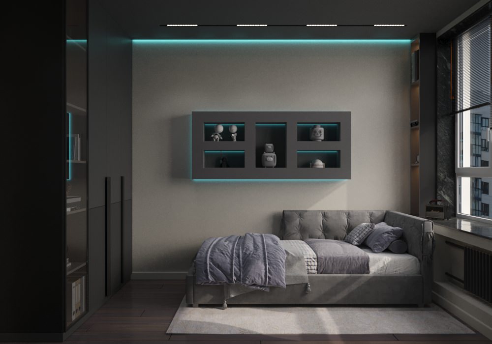 Квартира для супружеской пары и двух взрослых сыновей