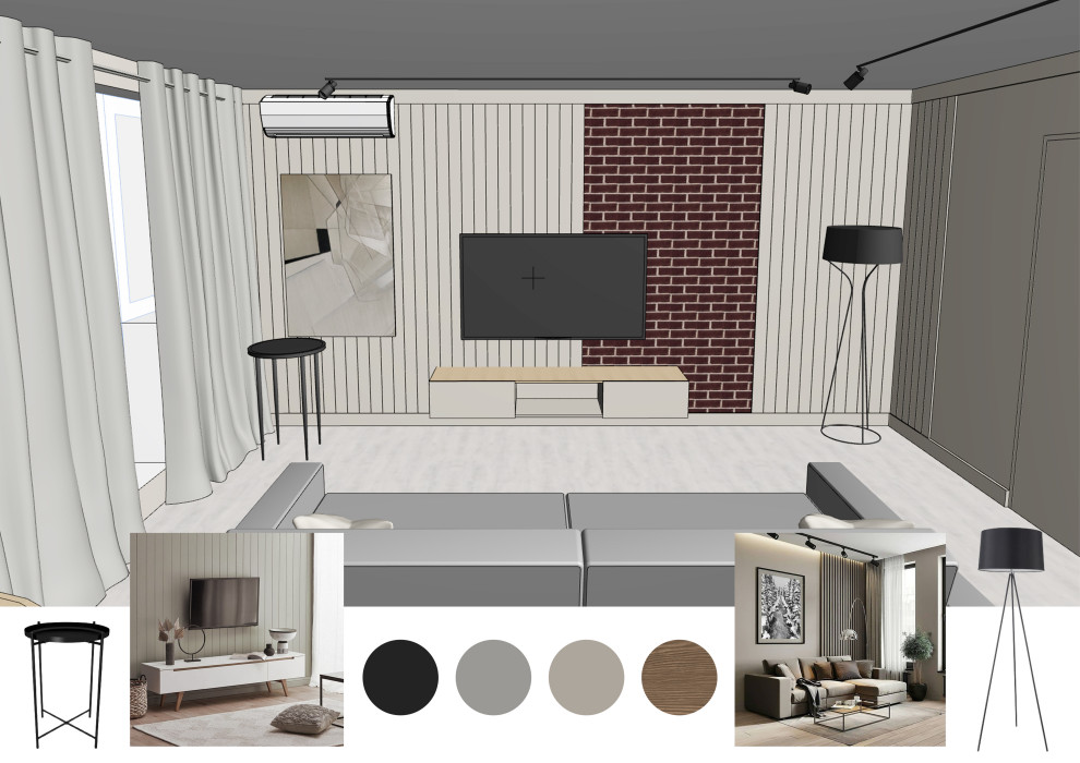 Концепция гостиной