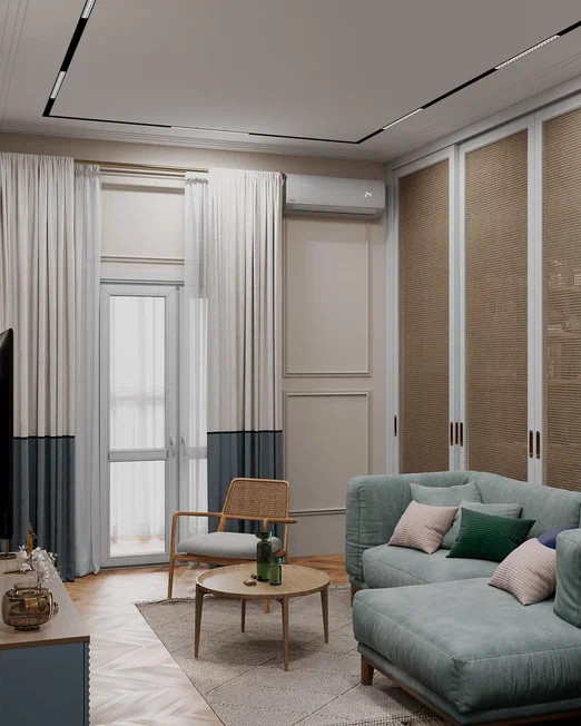 Ремонт квартиры на первом этаже с двумя балконами