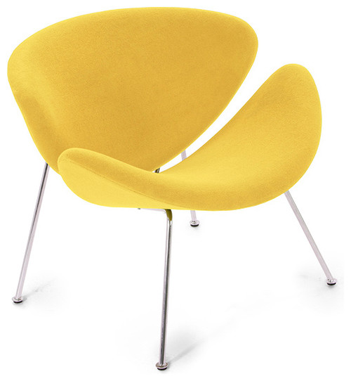 Easy Chair,  Lysergic Yellow Fabric