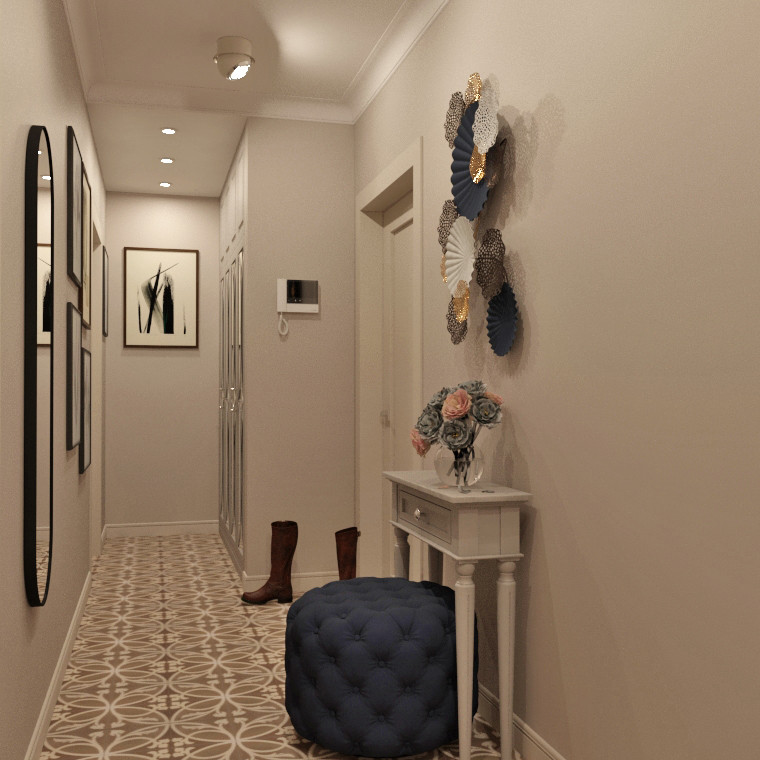 Квартира в Долгопрудном с Панно Ракушка