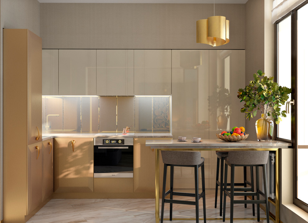 Интерьер, припорошенный золотом