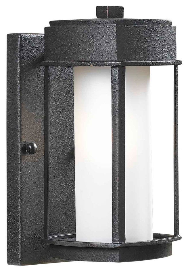 Kenroy 92001CBRZ Sentinel 1 Lt Sm Wall Lantern Transitional Outdoor