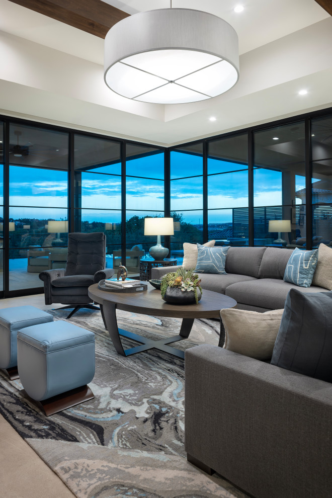 Hillside Court - Transitional - Living Room - Austin - by Marion ...