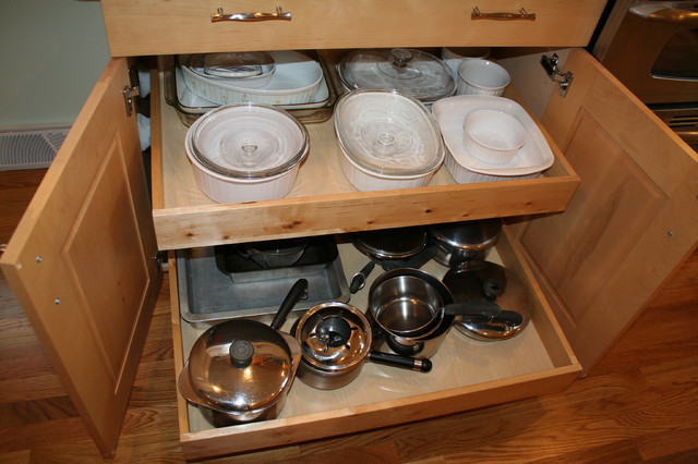 Kitchen Storage Ideas - Boston - by Mary Porzelt of Boston Kitchen Designs