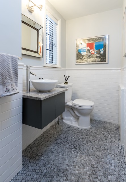 Shaker Heights Renovation klassisch-modern-gaestetoilette