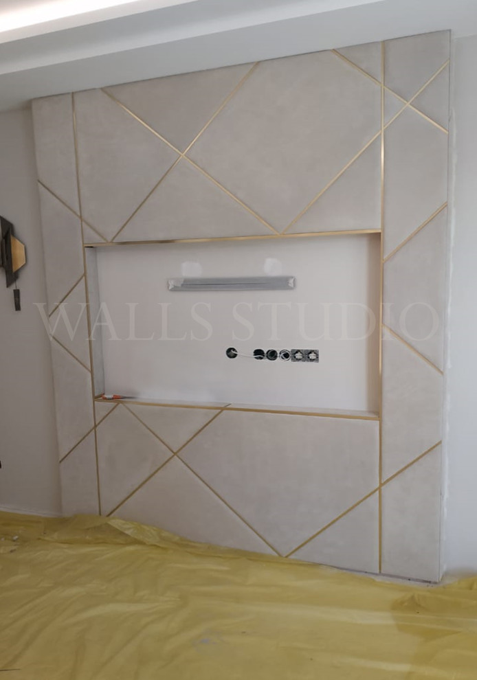 Короб под ТВ на заказ (Салон красоты Prive 7, Москва)