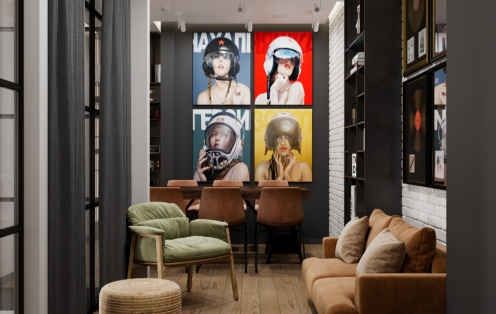 Дизайн двухуровневой квартиры в Ростове-на-Дону