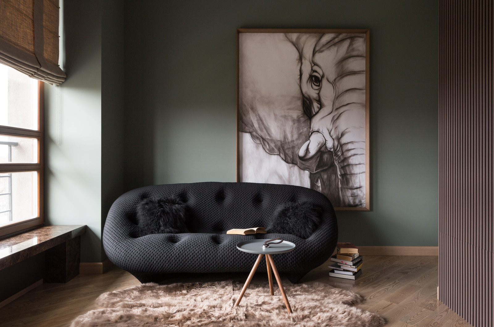 Кабинет - Энергия гармонии. Квартира для молодой пары.