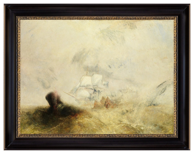 The Whale Ship By J M W Turner Print On Canvas 24 X 18 Beach Style Prints And Posters By Upperpin Inc